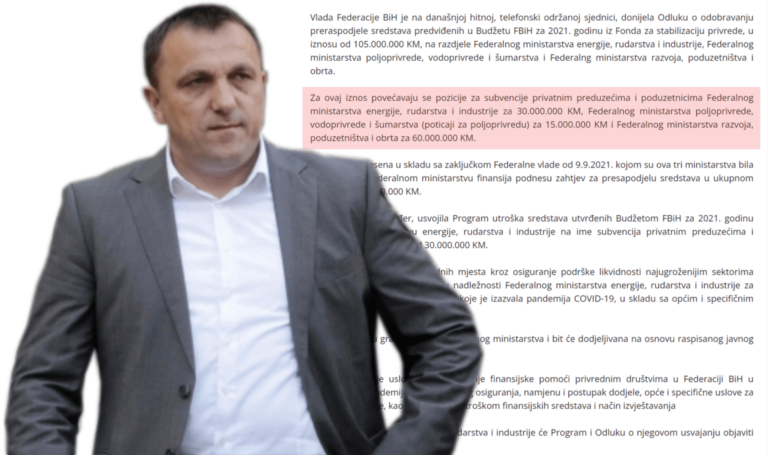 Where did the 15 million KM that Šemsudin Dedić promised to farmers “evaporate”?