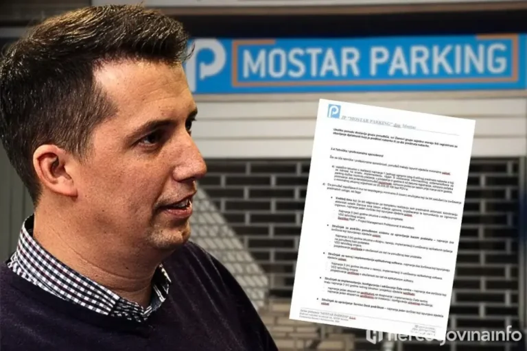 Mostar Parking namješta posao Lanacu, neke dijelove čak zaboravili ispraviti sa srpskog