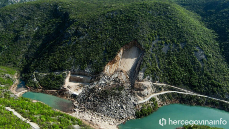 Ko je izdao koncesiju HP Investingu za kamenolom u Bijeloj i je li minirano područje izvan čestice?