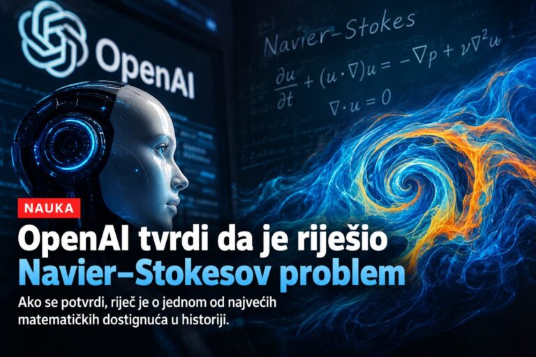 OpenAI tvrdi da je riješio jedan od najvećih problema matematike: Navier–Stokes pred istorijskom provjerom
