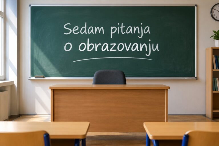 Sedam pitanja o obrazovanju na koja političke stranke treba da odgovore